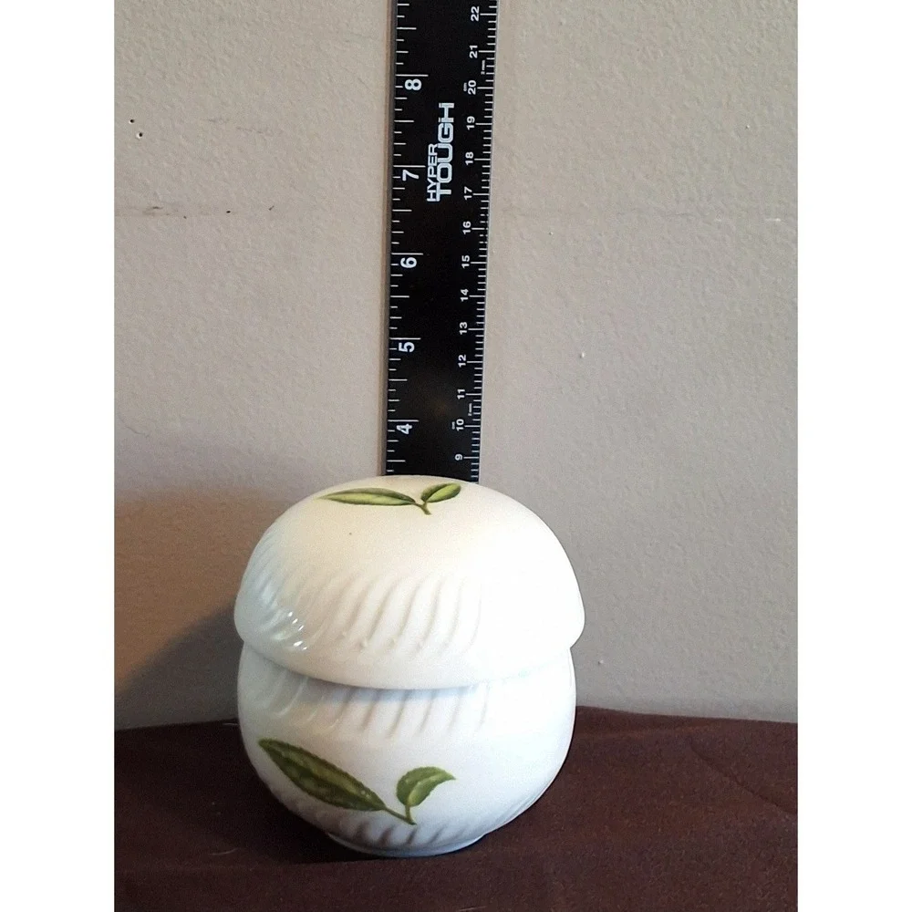 Vintage‎ Ceramic Teacup W/ Strainer And Lid. GVC